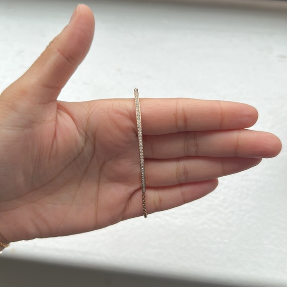 Rose Gold Michael Kors cubic zirconia bracelet - Picture 2 of 7